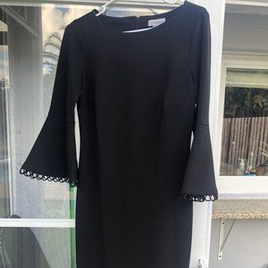 Calvin Klein Size 6 Black Dress